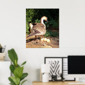 Gänse Poster (Heimbüro)