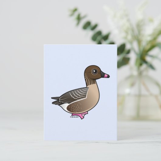 Gänse Postkarte (Stehend Vorderseite)