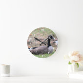 Gänse Runde Wanduhr (Zuhause)