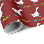 Gänse Schnattern Geschenkpapier (Rolleneckpunkt)