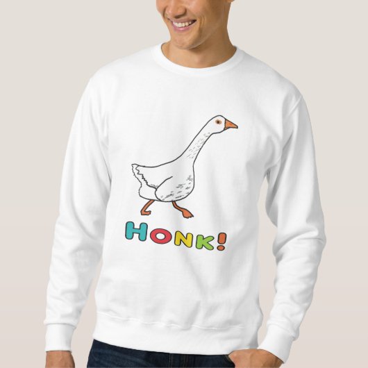 Gänse Schnattern Sweatshirt (Vorderseite)