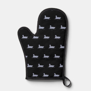 Gänse, schwarz Oven Mitt Ofenhandschuh