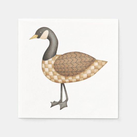 Gänse Serviette (Vorderseite)