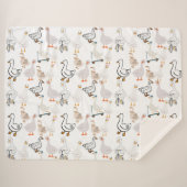 Gänse Sherpadecke (Vorderseite (Horizontal))