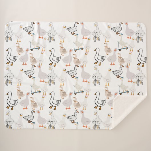 Gänse Sherpadecke (Vorderseite (Horizontal))