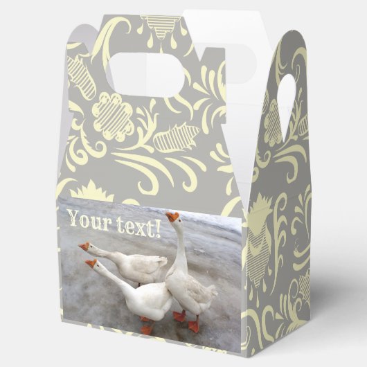 Gänse sind lustig geschenkschachtel (Geöffnet)