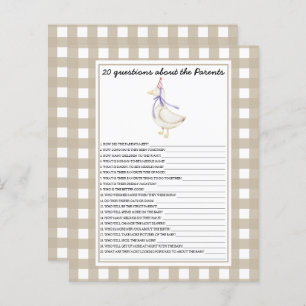 Gänse - Spiele - 20 Fragen zu den Eltern