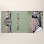 Gänse Strandtuch (Vorderseite)