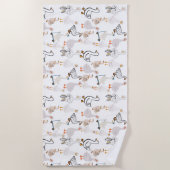 Gänse Strandtuch (Vorderseite)