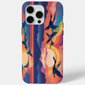 Gänse Sunrise Case-Mate iPhone Hülle (Rückseite)