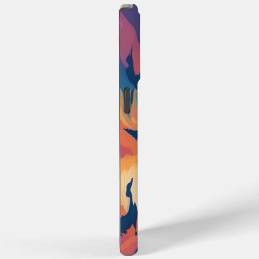 Gänse Sunrise Case-Mate iPhone Hülle (Rückseite / Rechts)