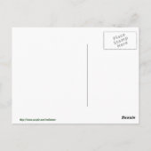 Gänse tanzen ein bisschen irisch postkarte (Rückseite)