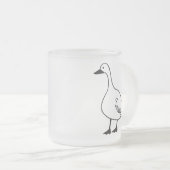 Gänse Tasse Mattiert Glass Kaffee Tee Cup for Gift (VorderseiteRechts)