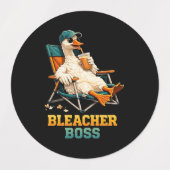 Gänse-Tribünen-Chef Etiketten (Design 1)