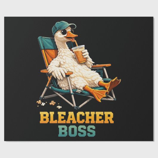Gänse-Tribünen-Chef Geschenkpapier (Flach)