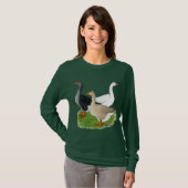 Gänse: Tufted Trio T-Shirt (Vorne ganz)