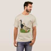 Gänse: Tufted Trio T-Shirt (Vorne ganz)