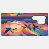 Gänse über Wasser Samsung Galaxy Hülle (Rückseite (Horizontal))