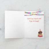 Gänse- und Geburtstagskarte Karte (Innenseite)