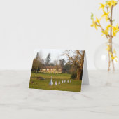 Gänse und Goslings täglich Karte (Gelbe Blume)