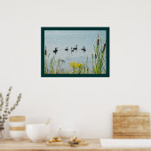 Gänse und Schwänze aus Kanada Poster (Küche)