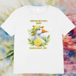 Gänse und Zitronen, sarkastisch, witzig, sind zum  T-Shirt