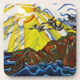 Gänse-Untersetzer-Set von 6 Untersetzer