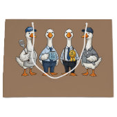 Gänse-Vater  Große Geschenktüte (Vorderseite)