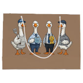 Gänse-Vater  Große Geschenktüte (Rückseite)