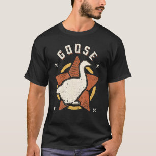 Gänse Vintag Retro Klassisches Tier T-Shirt