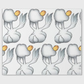 Gänse von hinten geschenkpapier (Flach)