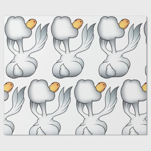 Gänse von hinten geschenkpapier (Flach)