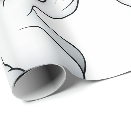 Gänse von hinten geschenkpapier (Rolleneckpunkt)