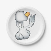 Gänse von hinten pappteller (Vorderseite)