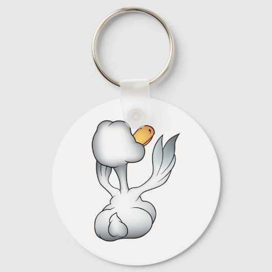 Gänse von hinten schlüsselanhänger (Vorderseite)