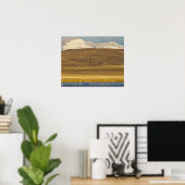 Gänse während der Frühjahrswanderung Poster (Heimbüro)