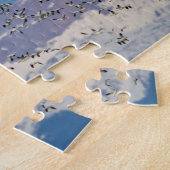 Gänse während der Frühjahrswanderung Puzzle (Seite)