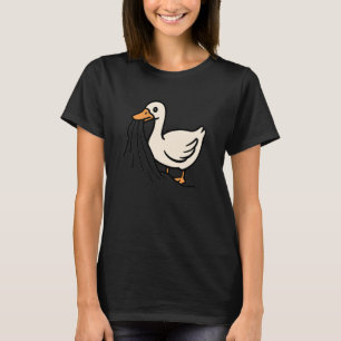 Gänse ziehen zerren spielen alberne lustige Gänse T-Shirt