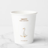 GänseBaby-Dusche Pappbecher (Vorderseite)