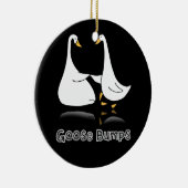 Gänsebestickte Gänse Bumps Albern Gänseblume Keramik Ornament (Rechts)