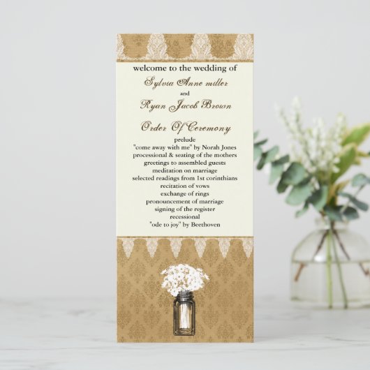 Gänsebläser, Hochzeitsprogramm Programm (Stehend Vorderseite)