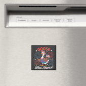 Gänsebless Amerika Gänsevögel 4. Juli Magnet (In Situ (Geschirrspüler))