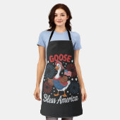 Gänsebless Amerika Gänsevögel 4. Juli Schürze (Getragen)