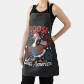 Gänsebless Amerika Gänsevögel 4. Juli Schürze (InSitu)
