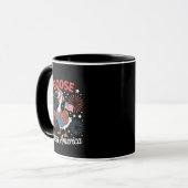 Gänsebless Amerika Gänsevögel 4. Juli Tasse (Vorderseite Links)