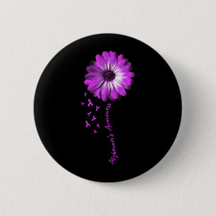 Gänseblümchen Alzheimer-Bewusstsein Button