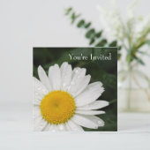Gänseblümchen-Anlass-Ereignis-Einladung Einladung (Stehend Vorderseite)