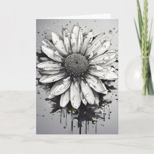 Gänseblümchen - Aquarellblumen Karte