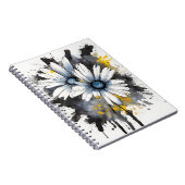 Gänseblümchen - Aquarellblumen Notizblock (Rechte Seite)