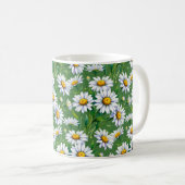 Gänseblümchen auf der Wiese. Tasse (VorderseiteRechts)